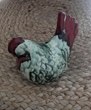 Beatiful Ceramic Hen Polish Handmade by Wolna Ceramica Poland