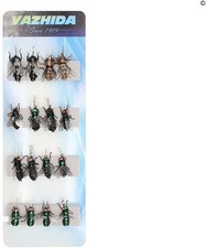 YAZHIDA 16pc REALISTIC FLY