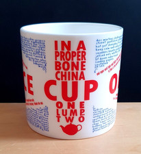 TEA IN A PROPER BONE CHINA CUP CELEBRATION OF BRITAIN UNION JACK MUG 1 LUMP OR 2