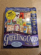 Art Explosion: Greeting Card Factory  Boxed Includes 2 Discs & Manual