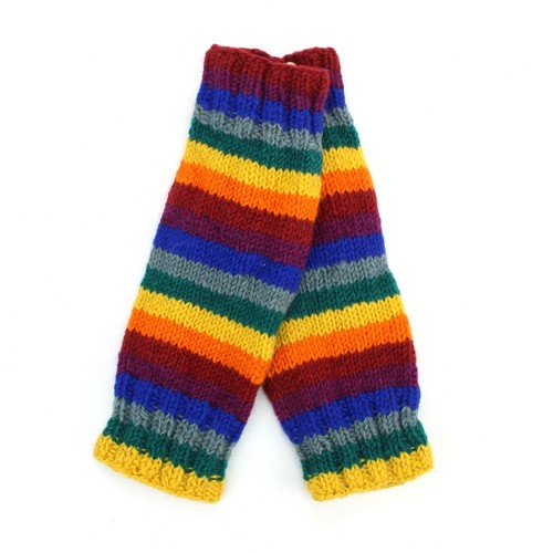 Hand knitted wool - hand, leg