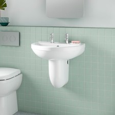 555mm Basin & Semi Pedestal 2