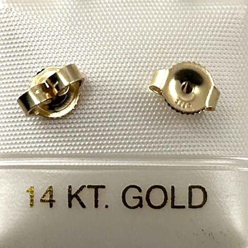 Pair 14k solid - pair,