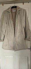 GABRIELLA VICENZA  beautiful COAT STONE COLOUR Size 14 bnwot (ref45)