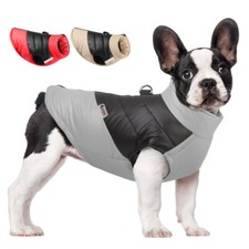 Warm Dog Coat Waterproof Puppy Vest Jacket for Small Medium Dogs French Bulldog