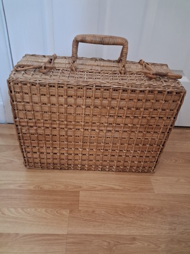 Vintage wicker woven - wicker, rattan