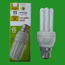 2x 11W (=60W) TESCO Low Energy