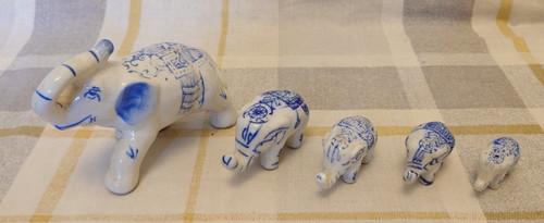 Family blue white - of,