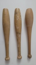 Juggling Pins Wooden Clubs 2 x Same plus 1 x Different Pins