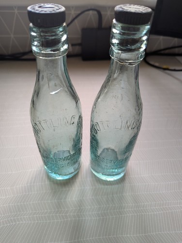 Vintage glass bottles purity - ,