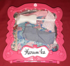 Harumika Set Doll Rare Case Wardrobe, mannequins & fabric - Ban Dai