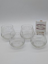 Glayva Liqueur Glass Glasses X4 Etched Tumbler Goblet