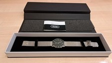 Womens Audi Watch Silver/Black