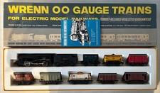 WRENN OO 2-8-0 BR BLACK TANK LOCO TENDER & 8x DUBLO ROLLING STOCK SET BOXED