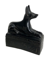 Egyptian anubis figurine black - egyptian,