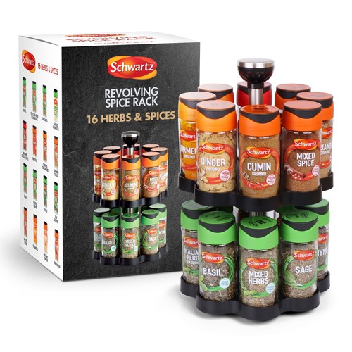 Schwartz rotating spice rack - schwartz,