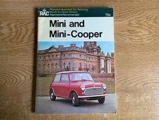 Pearson’s Illustrated Car Servicing Mini Mini Cooper Book RAC Approved Servicing