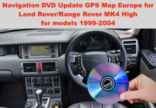 Navigation DVD Update GPS Map Europe for Land Rover Range MK4 High - maps 2019