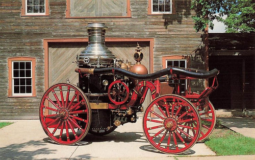 Postcard oshkosh fire - wi,