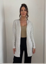 Brand New Wallis Grey Marl Edge to Edge Pocket Cardigan Sizes 10 -18