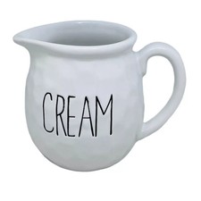 Cream Jug White Dimples
