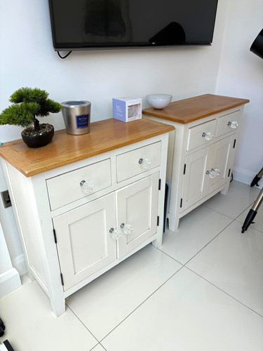 White wood stand with - white,