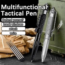 Tactical Metal Pen Self Defense Survival Tool Glass Breaker Ballpoint EDC Writin