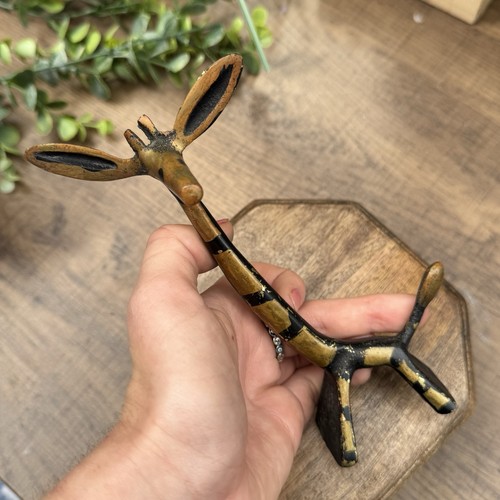 Mid century brass giraffe - mid,