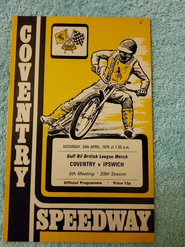 Coventry speedway 1976 bees - speedway,