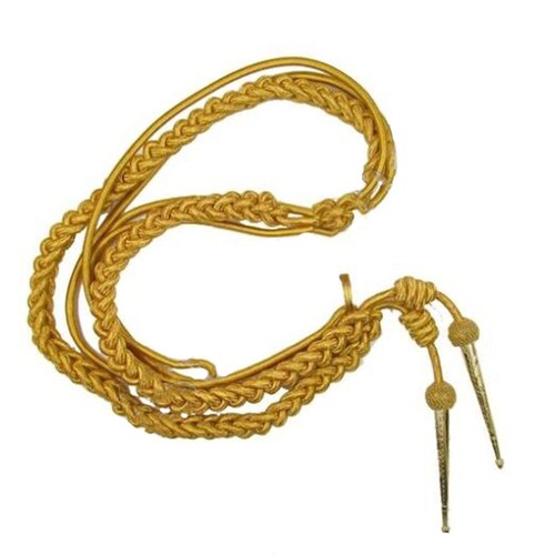 Aiguillette gold wire cord - aiguillette, in