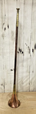 ANTIQUE COPPER & BRASS LONG HUNTING HORN 29 INCHES (342A)