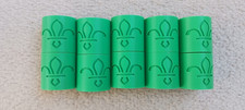 10 x Green UK Scout Woggle