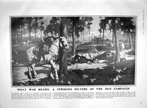 Original old antique print - old,