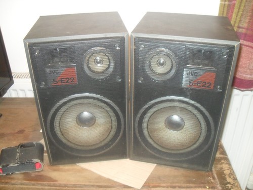 Jvc e22 bookshelf speakers - jvc,