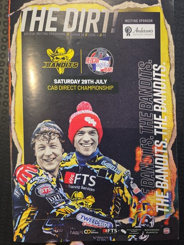 Speedway programme berwick - programme,