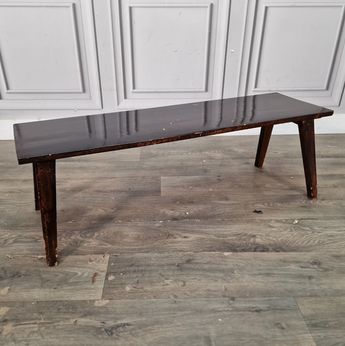 Vintage wooden low table - wooden,