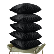 Velvet Cushion Covers 18"x18" Pack of 2/4/6 Filled Cushion Decorative Sofa Throw