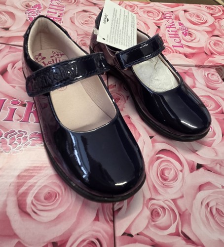 Lelli kelly new navy patent - new,