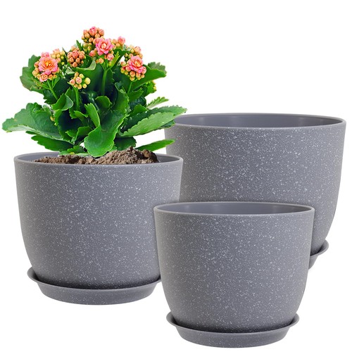 Large inch plant pots - large, 12/10/9