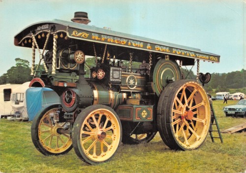 Steam traction engine - traction,