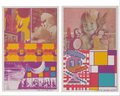 Two signed prints eduardo - two,