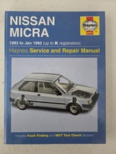 Nissan Micra K10 Haynes Manual