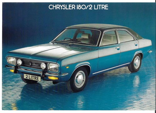 Chrysler 180 litre 1977 - chrysler, uk