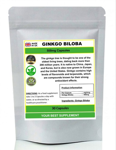 Ginkgo biloba capsules 100 - biloba,