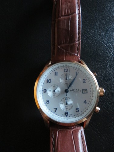 Mens rotary chronograph watch - chronograph,