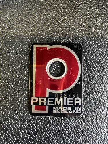Vintage premier drum badge - vintage,