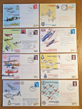 1975 to 1978 GB -8 x RAF / AIR SHOW / FAIRS / MILITARY / FLIGHT Covers JOB LOT I