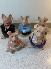 NatWest Pigs Full Set Ceramic