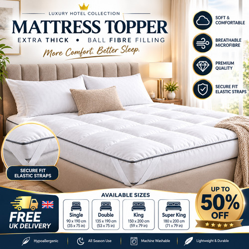 Hotel quality mattress topper - hotel,