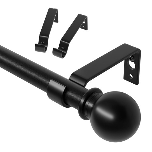 Curtain poles black - poles,
